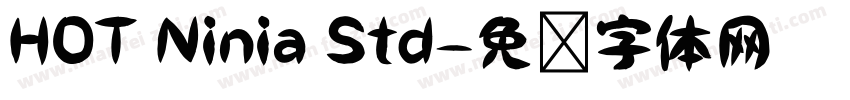 HOT Ninia Std字体转换